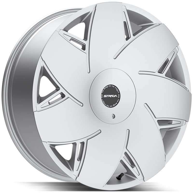 Strada Turbina  Wheels Brushed Face Silver