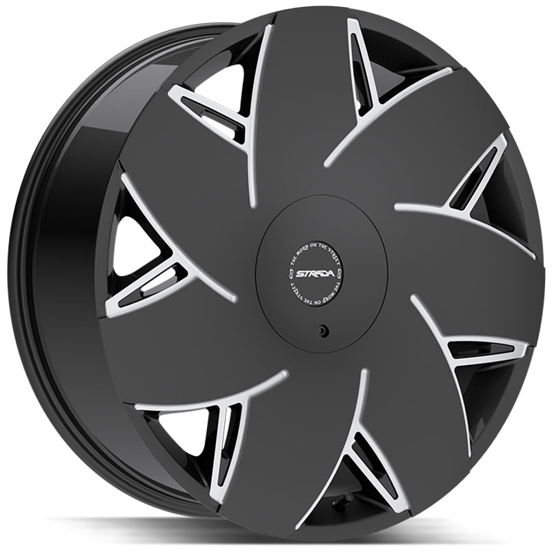 Strada Turbina  Wheels Gloss Black Milled