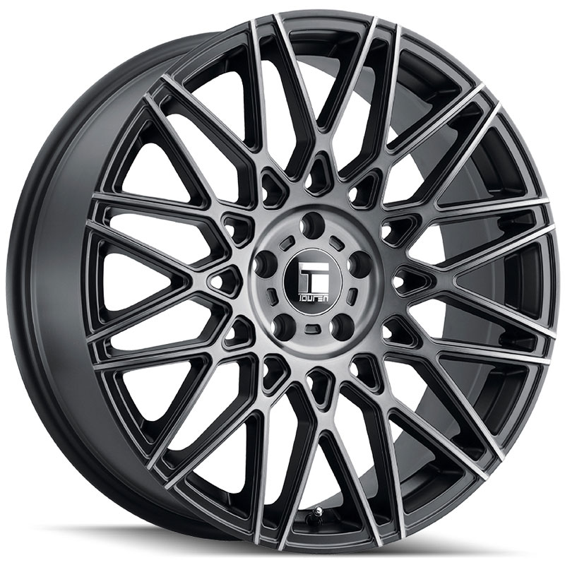 Touren TR78  Wheels Brushed Matte Black w/ Dark Tint