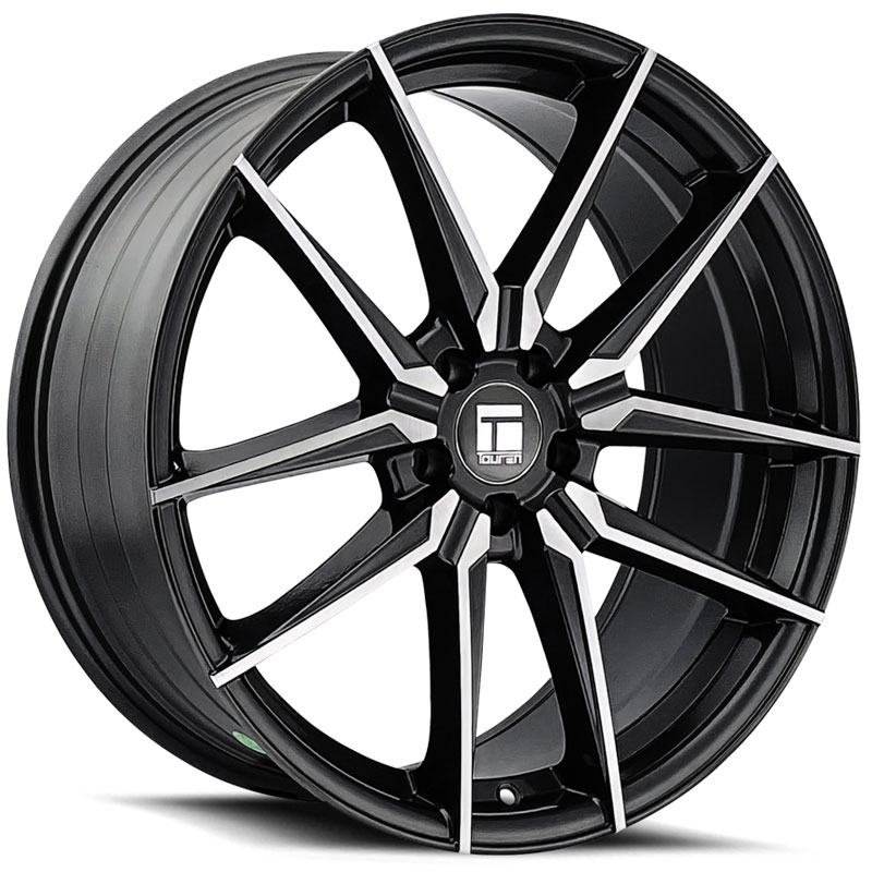 Touren TR94  Wheels Brushed w/ Dark Graphite Windows