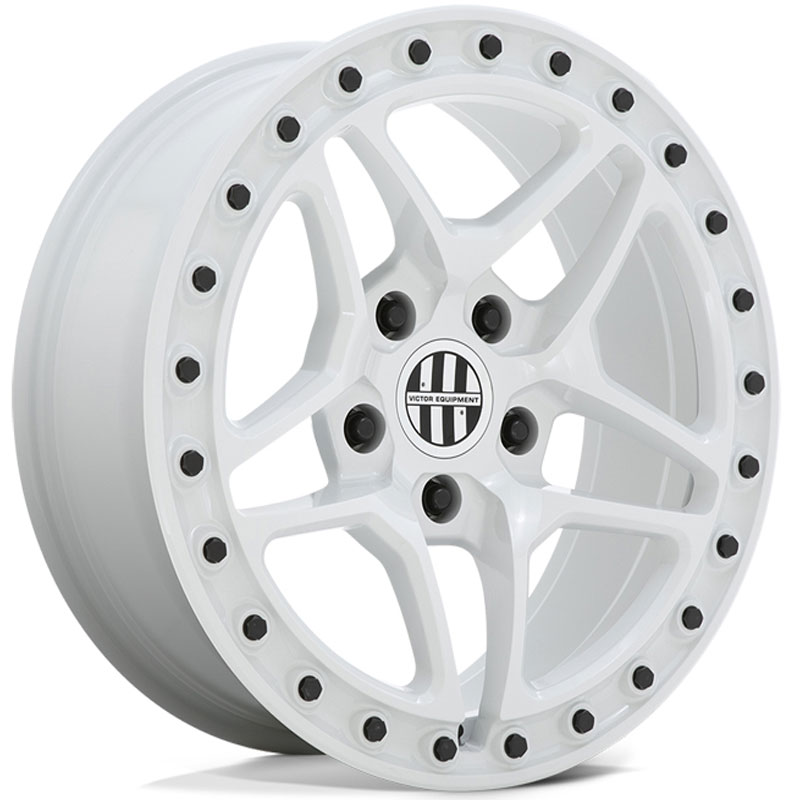 Victor Equipment Berg  Wheels Gloss White w/ Black Bolts