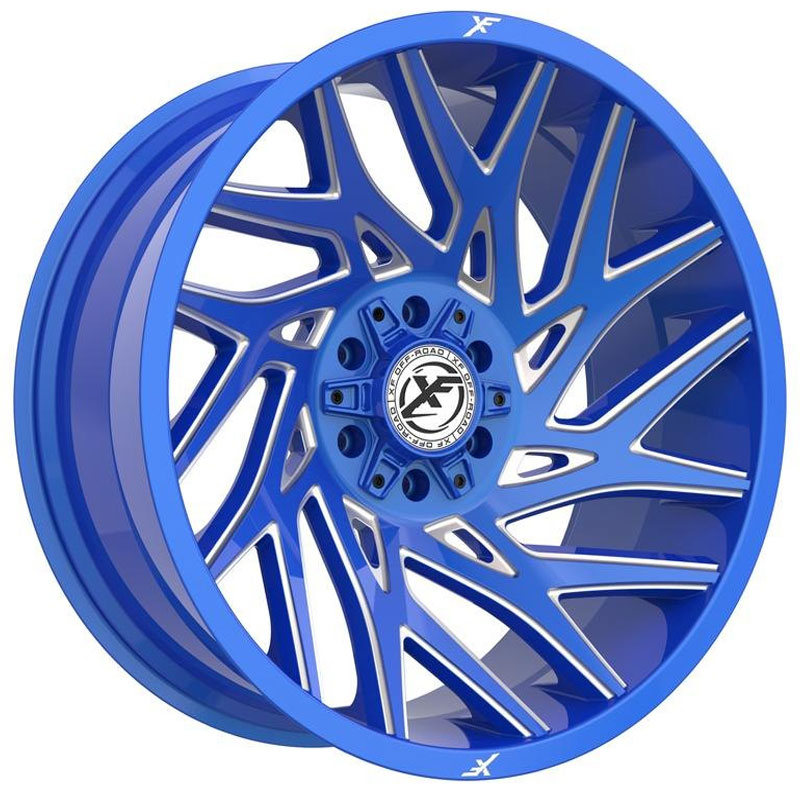 XF Offroad XF-229  Wheels Anodized Blue Milled