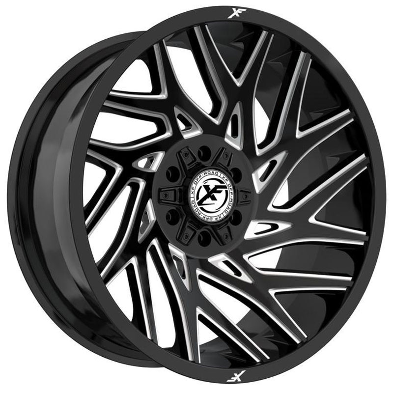 XF Offroad XF-229  Wheels Gloss Black Milled