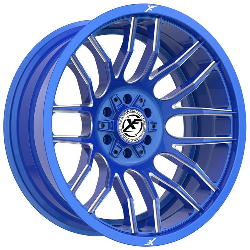 XF Offroad XF-232  Wheels Anodized Blue Milled