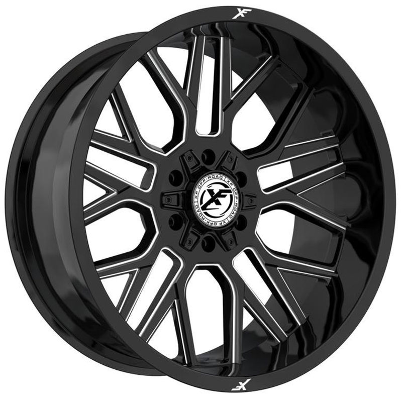 XF Offroad XF-235  Wheels Gloss Black Milled