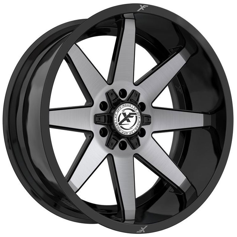 XF Offroad XF-236  Wheels Gloss Black & Brushed