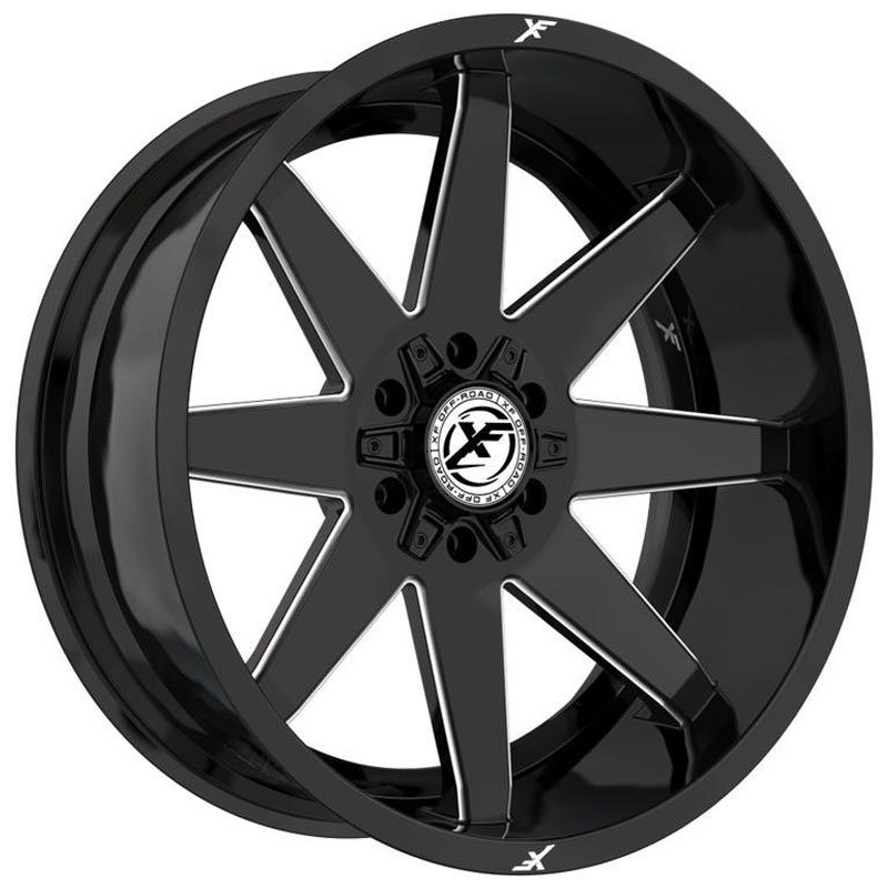 XF Offroad XF-236  Wheels Gloss Black Milled