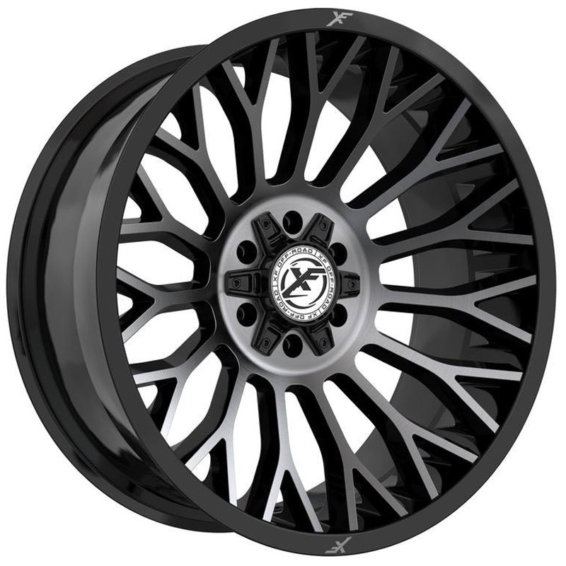 XF Offroad XF-237  Wheels Gloss Black Machined & Titanium