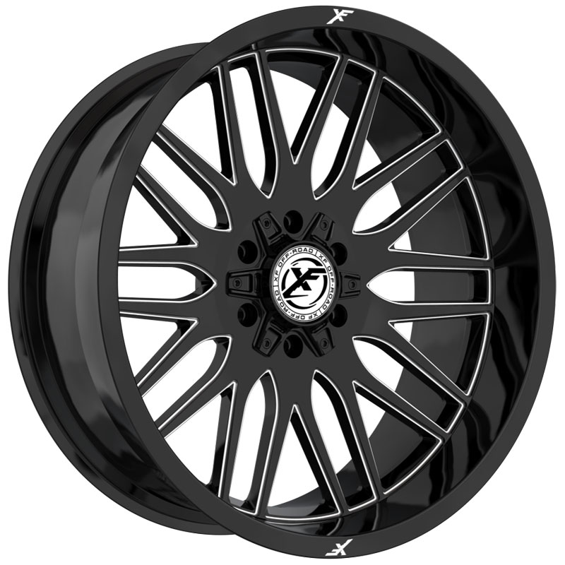 XF Offroad XF-240  Wheels Gloss Black Milled