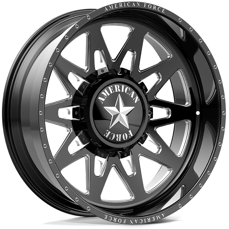 American Force Deep Cover DC05 Veritas  Wheels Black Milled