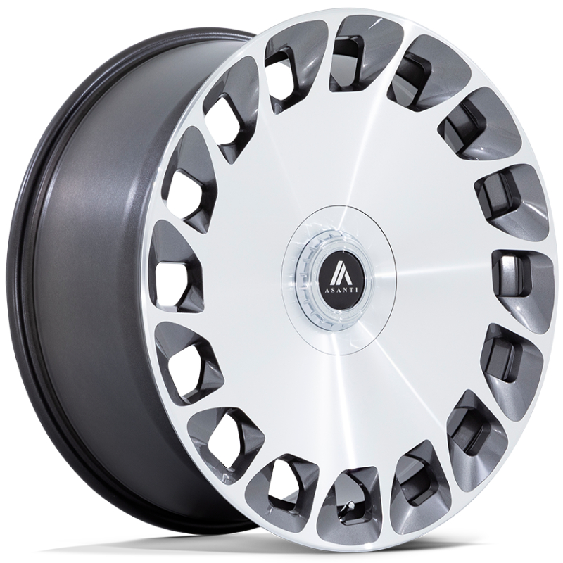 Asanti Black Label ABL-45 Aristocrat  Wheels Black Machined Face