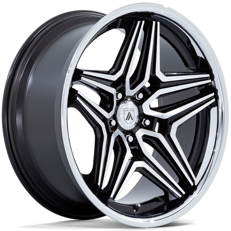 Asanti Black Label ABL-46 Duke  Wheels Gloss Black Machined