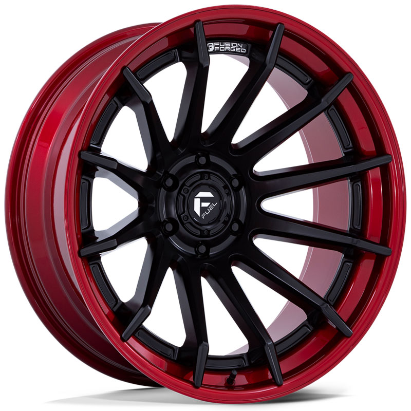 Fuel FC403 Burn  Wheels Matte Black w/ Gloss Lip