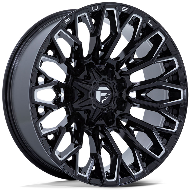 Fuel FC865 Strike  Wheels Gloss Black Milled