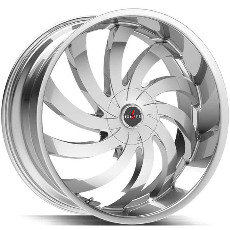 Ignite Flame  Wheels Chrome