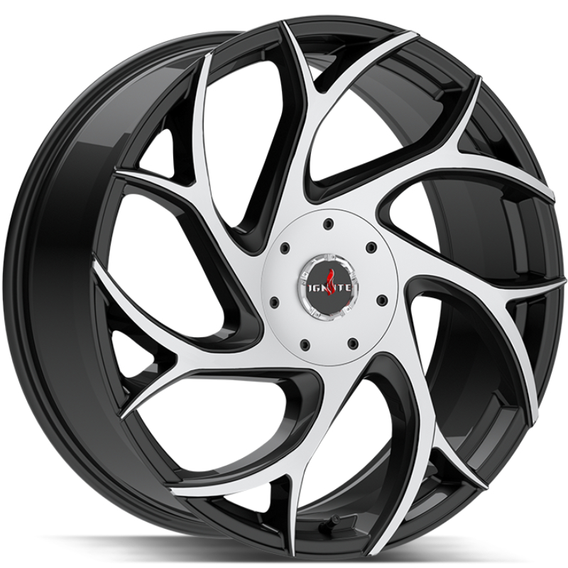 Ignite Inferno  Wheels Gloss Black Machined