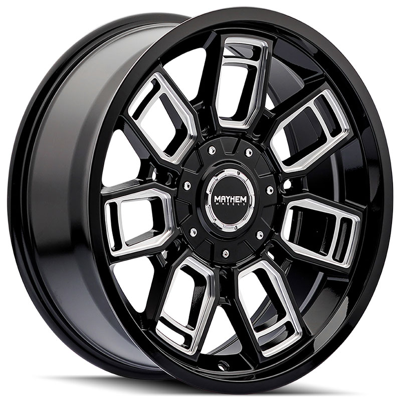 Mayhem Ordinance 8118  Wheels Gloss Black Milled