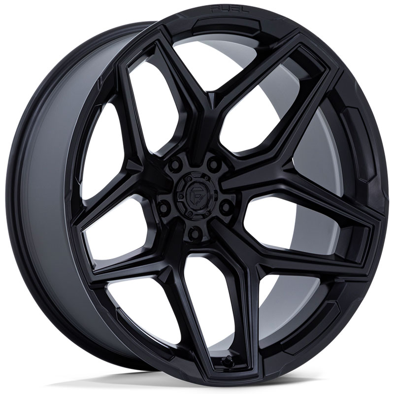 Fuel D854 Flux  Wheels Black Out