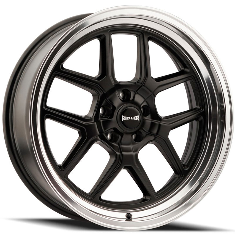 Ridler 610  Wheels Grey w/ Polished Lip