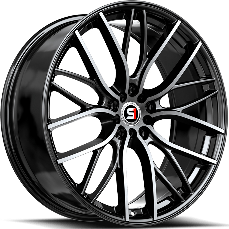 Spec-1 SP-61  Wheels Gloss Black Machined