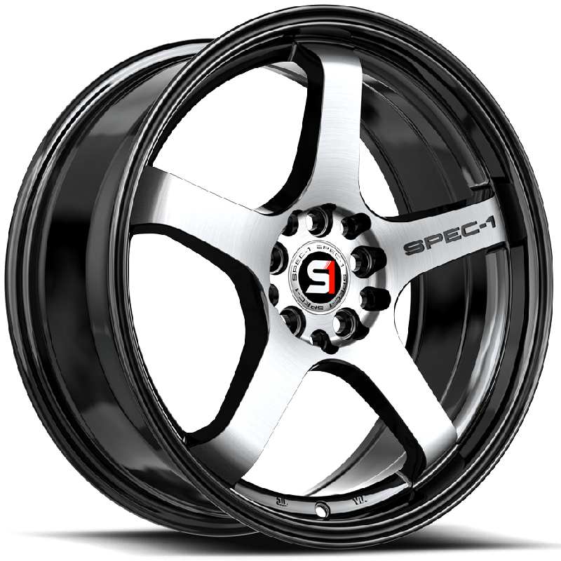 Spec-1 SPT-31  Wheels Gloss Black Machined