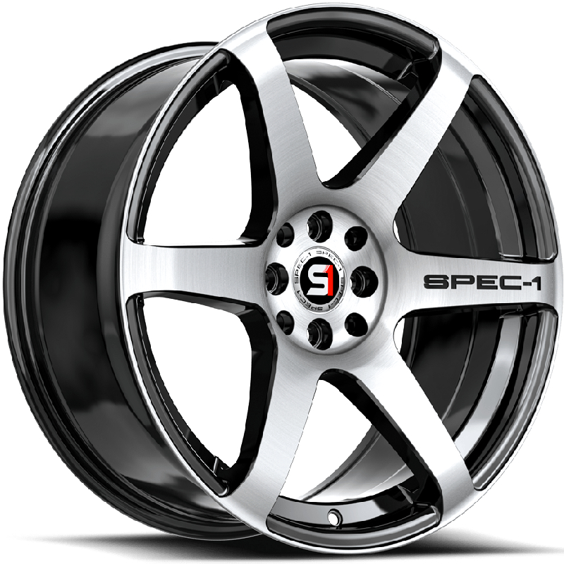 Spec-1 SPT-32  Wheels Gloss Black Machined