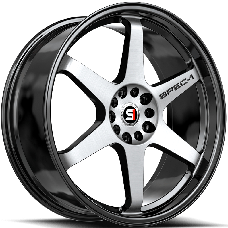 Spec-1 SPT-33  Wheels Gloss Black Machined