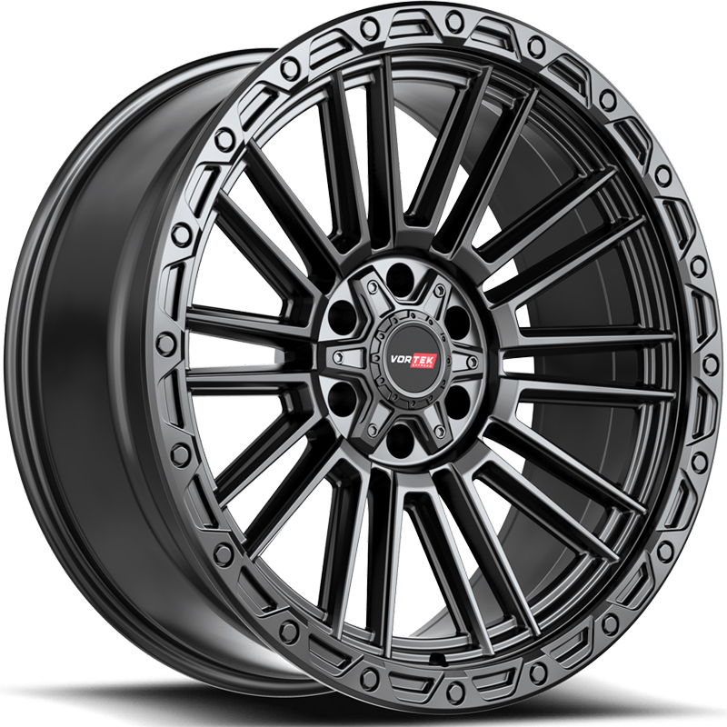 Vortek Off-Road VRT-604 Zeus  Wheels Satin Black