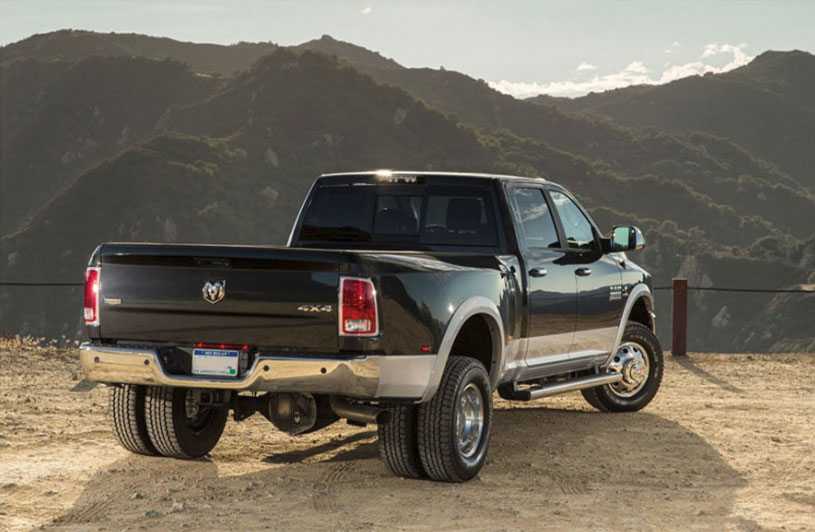 Black Dodge Ram 2500 4x4 In The Mountains